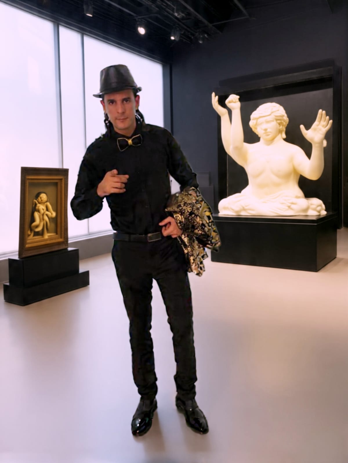 Un moment magique du spectacle d'Anwar Magic à Londres