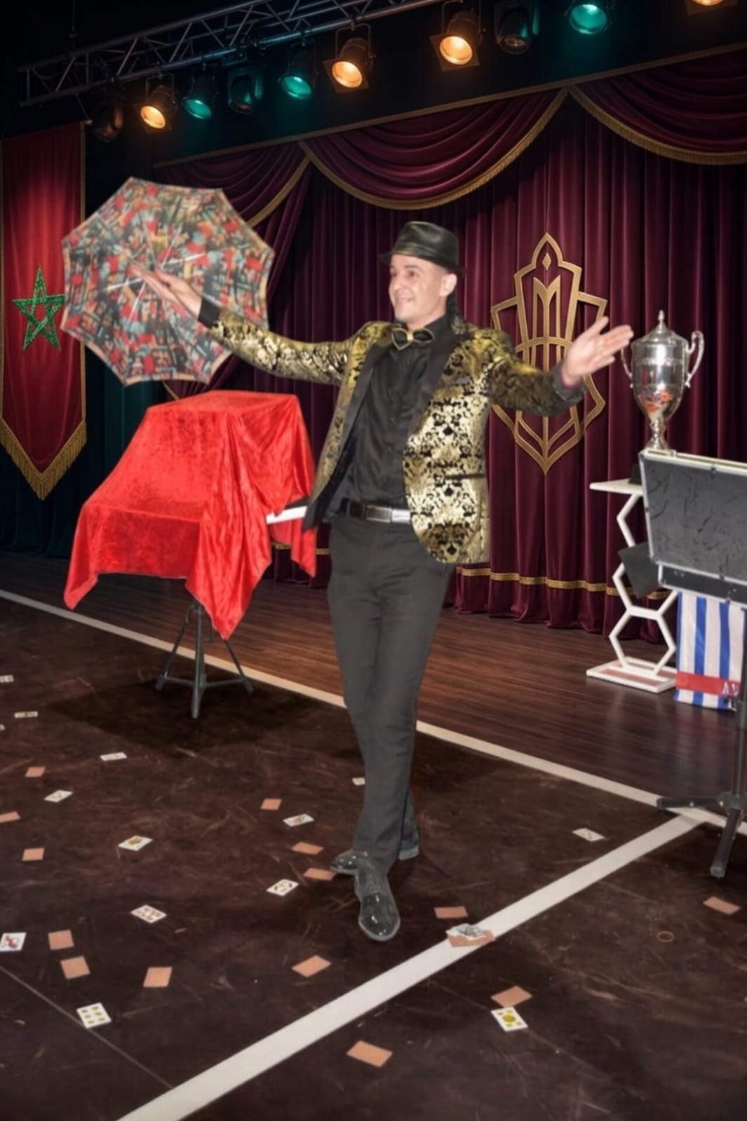 Anwar Magic avec le public